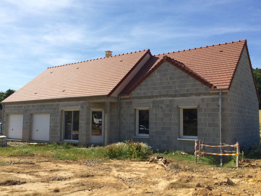 Chantier maison Mozaik personnalisée