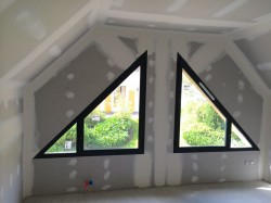 Fenêtres triangulaires aluminium